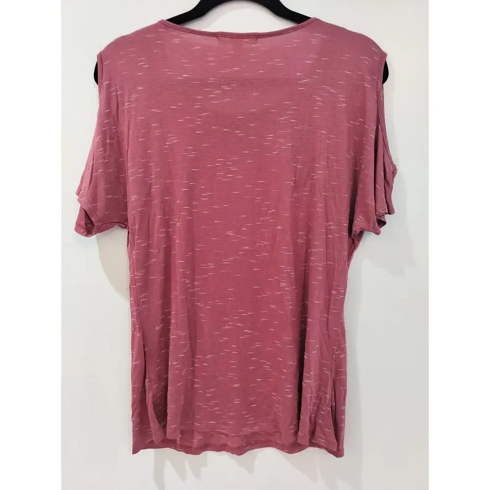 Above and Beyond Women’s M One Blessed Grandma Cold Shoulder Tee Top - Picture 4 of 7